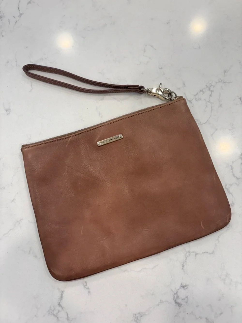 Rebecca Minkoff London Leather Clutch Wristlet